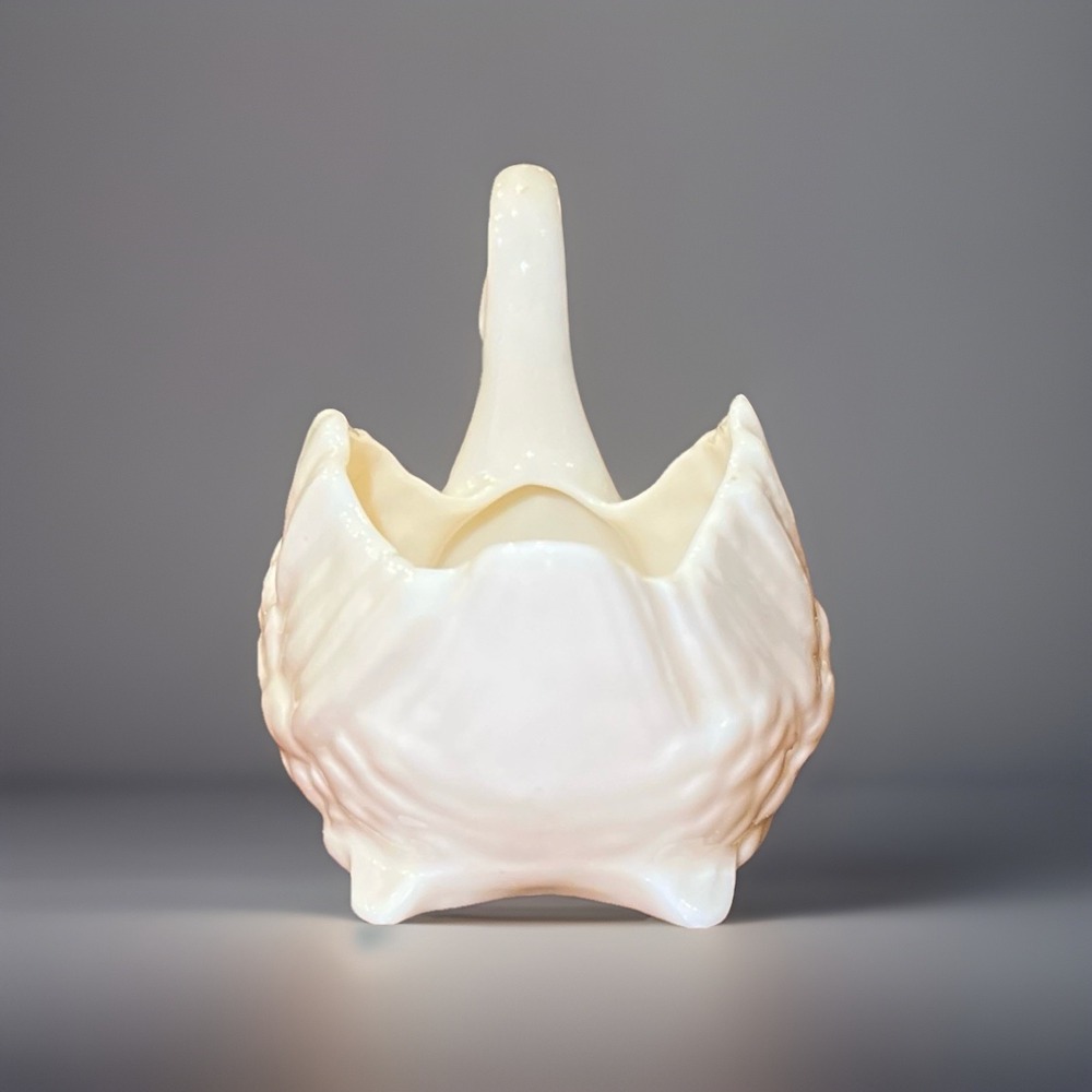 Vintage Lenox Porcelain Swan Figurine Candy Trinket Dish 4.5" - Picture 4 of 8